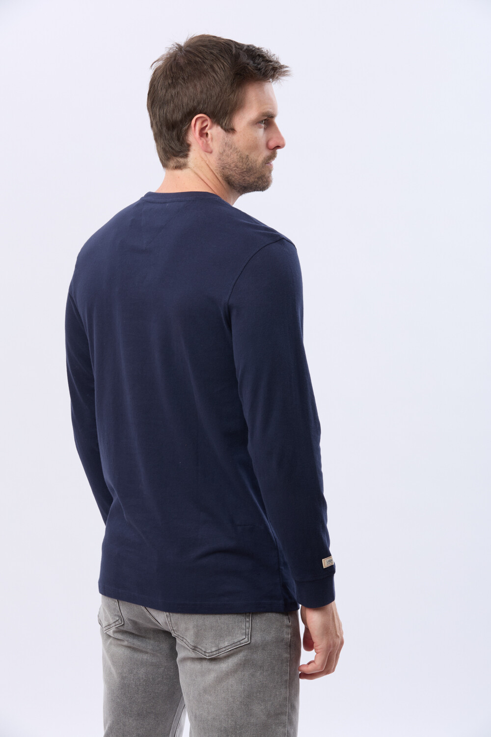 REMERA LISA DE ALGODÓN Azul