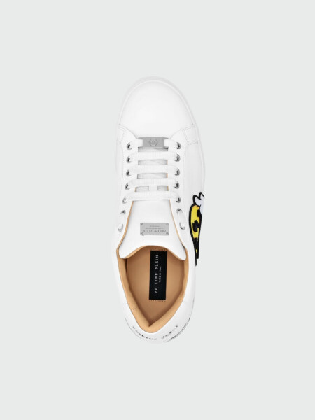 PHILIPP PLEIN - zapatillas amarillas Smile con strass Estampado