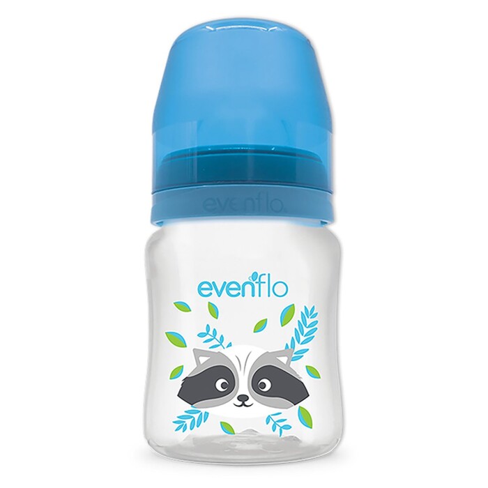 EVENFLO BIBERON FOREST 5 OZ CELESTE única