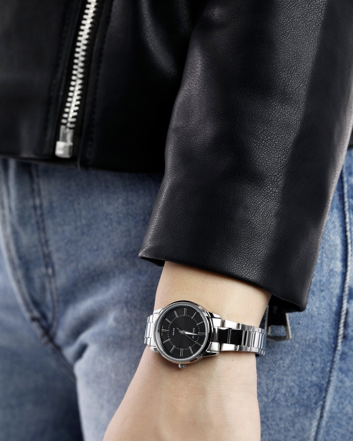 Reloj análogo en acero Casio - Negro — Electroventas
