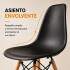 Silla ComboHome Eames Reforzada Pack X2 Negro 1