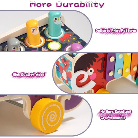 Xilofón Montessori 250202 Mamut De Madera Martillar Ub 001