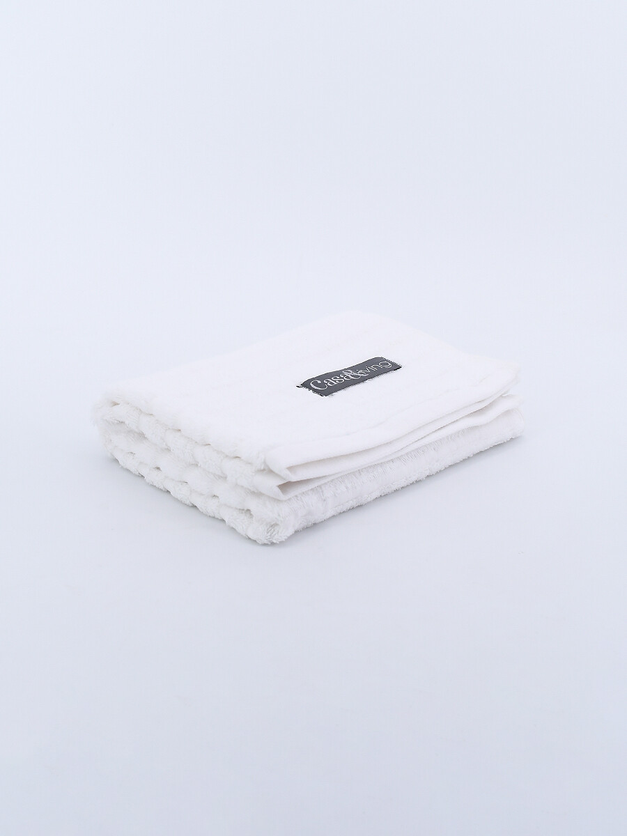 TOALLA DE ROSTRO - BLANCO 