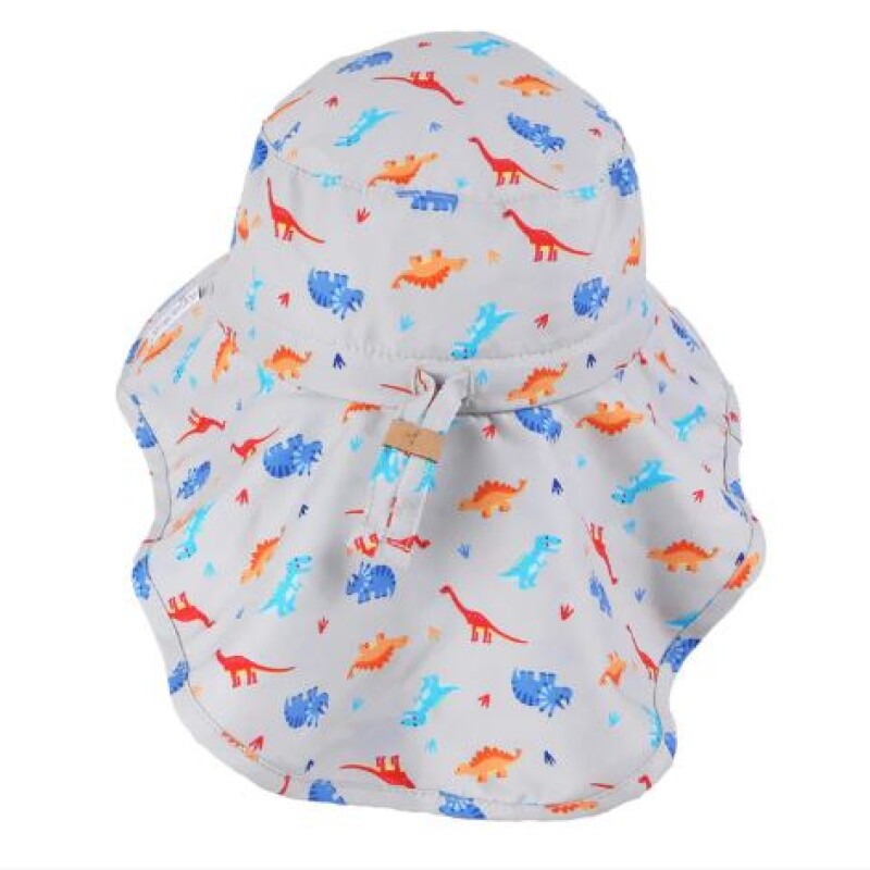 Gorro de Sol con capa y Protección Uv 50+ Multi Dino