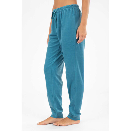Pantalon polar mujer Petrol