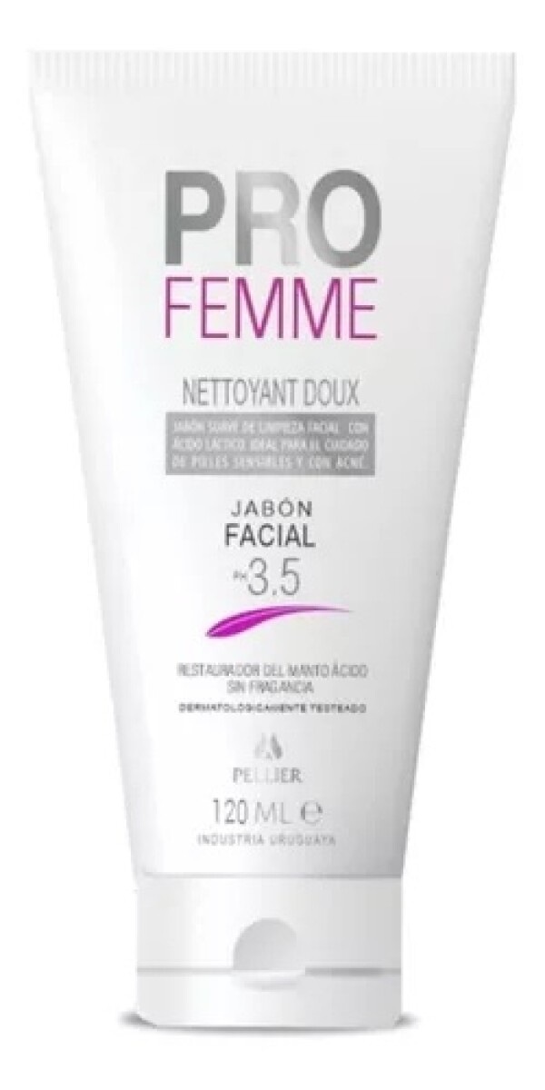 PRO FEMME JABON FACIAL PH 3.5 120ml 