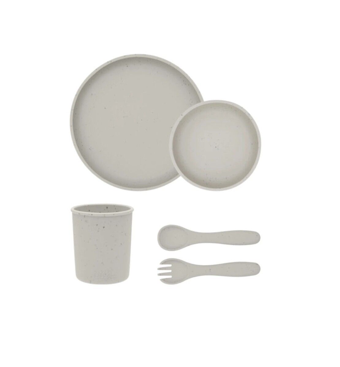 Set alimentacion silicona completo KIKAKBOO - beige 