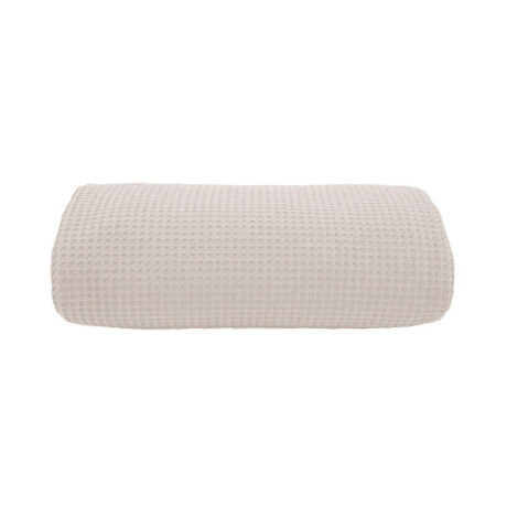 Juego Colcha y Funda Piquet Dohler 1 Plaza 100% Algodón Beige