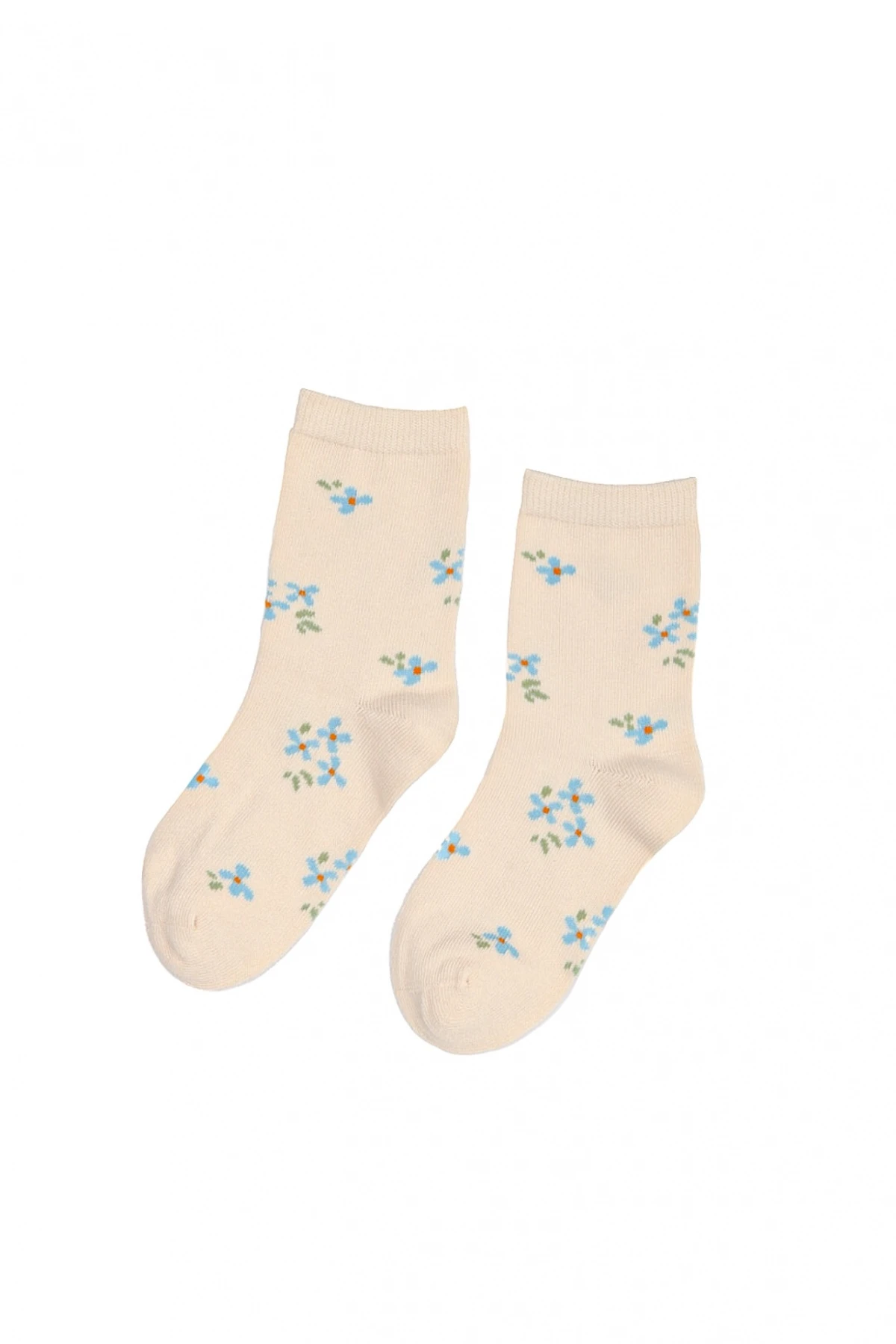 Medias Kids Floreadas Rosa Blush