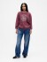 TUNIC LOGO PULLOVER TUSCAN RED WASH