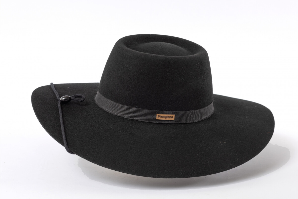 SOMBRERO CAMPERO COPA ALTA Negro