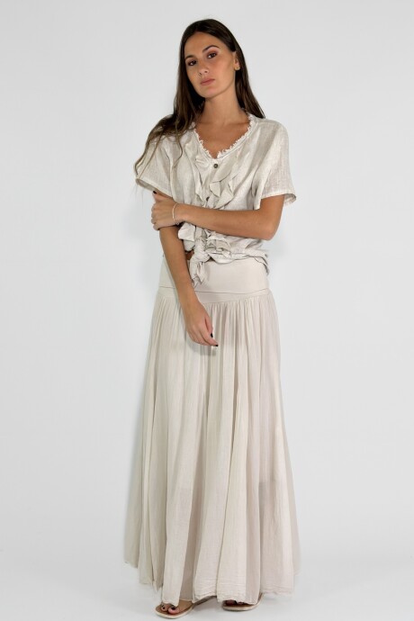 POLLERA BRENTA Beige