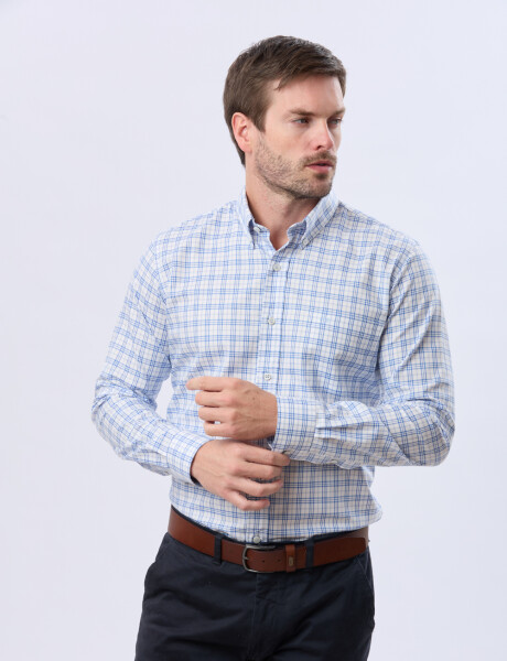 CAMISA CUADROS Azul