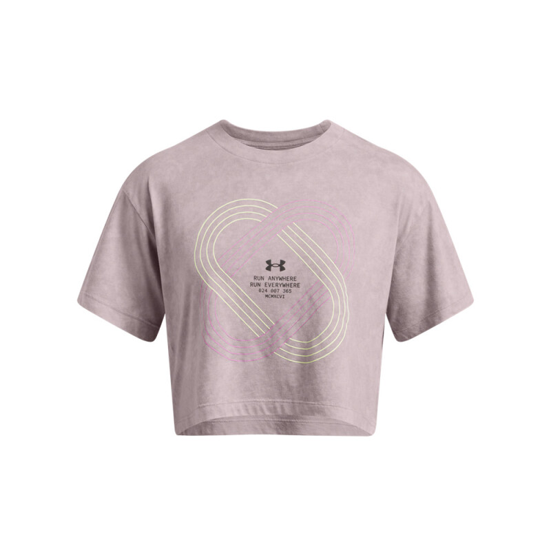 UA Run Anywhere Shortsleeve-GRY GRY-015