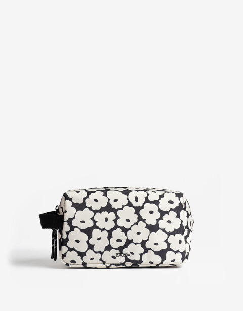 Porta Cosméticos Nylon Portacosméticos De Material Reciclado - Estampado Flores