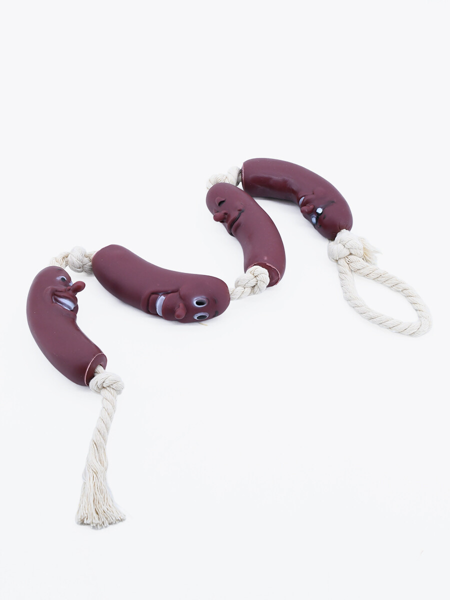 JUGUETE SALCHICHA - MARRON 