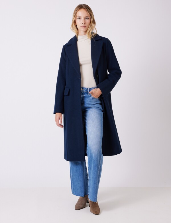 Tapado Largo Lana AZUL