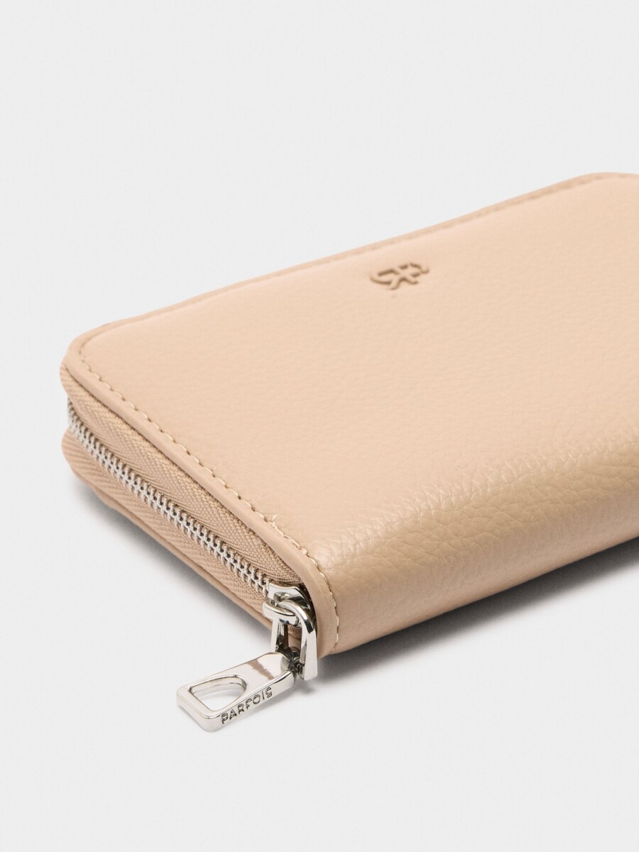 Cartera Con Textura rosa