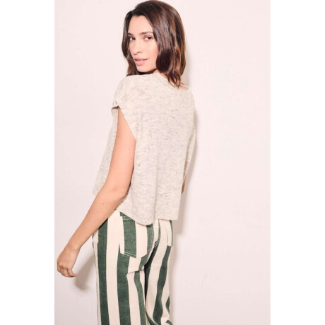 Chaleco Gris Melange