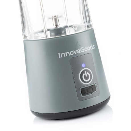 BATIDORA PORTÁTIL REC 380ML RECARGABLE GRIS INNOVAGOODS