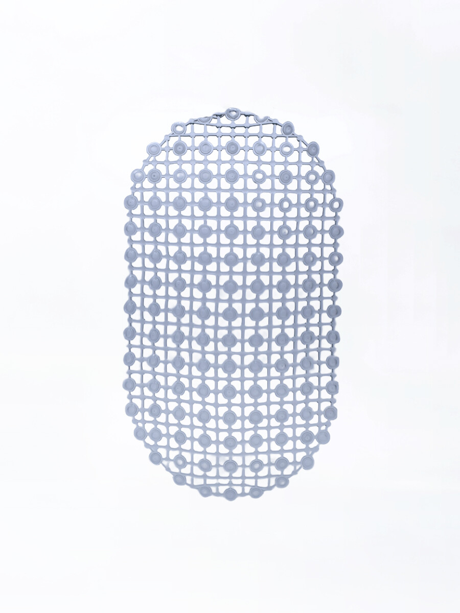 ALFOMBRA PARA BAÑO - PLATEADO 