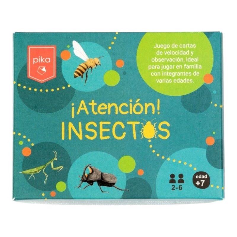 Juego de Cartas Atención! Insectos Pika Juego de Cartas Atención! Insectos Pika