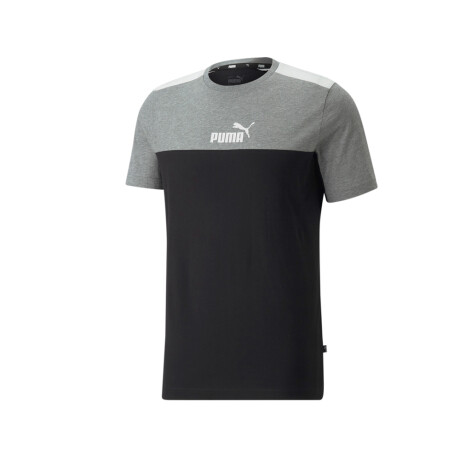 ESS+ Block Tee Black & Grey
