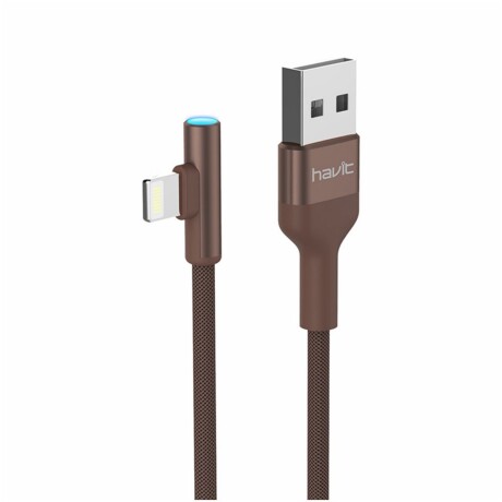 Cable Havit Lightning - Iphone Led H672 Red 001