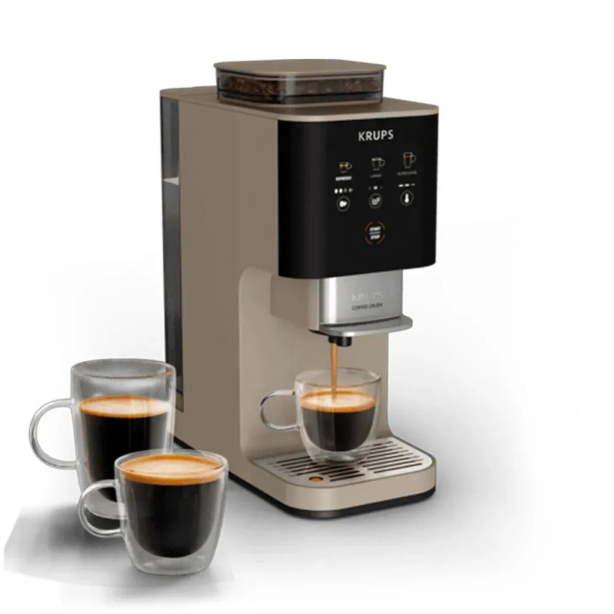 Cafetera Espresso Superautomática Krups Coffee Crush Extra | Molinillo y Café Molido 