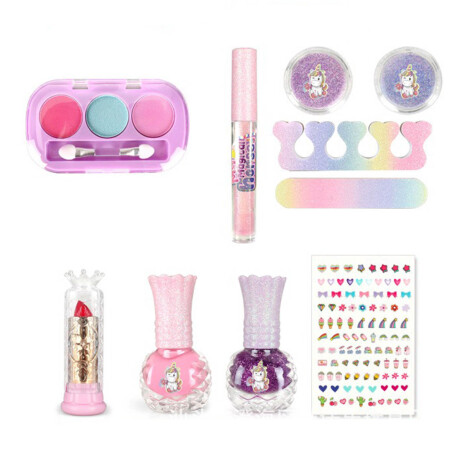 Set Maquillaje Completo C Mochila +acc Belleza Niñas Jug027015