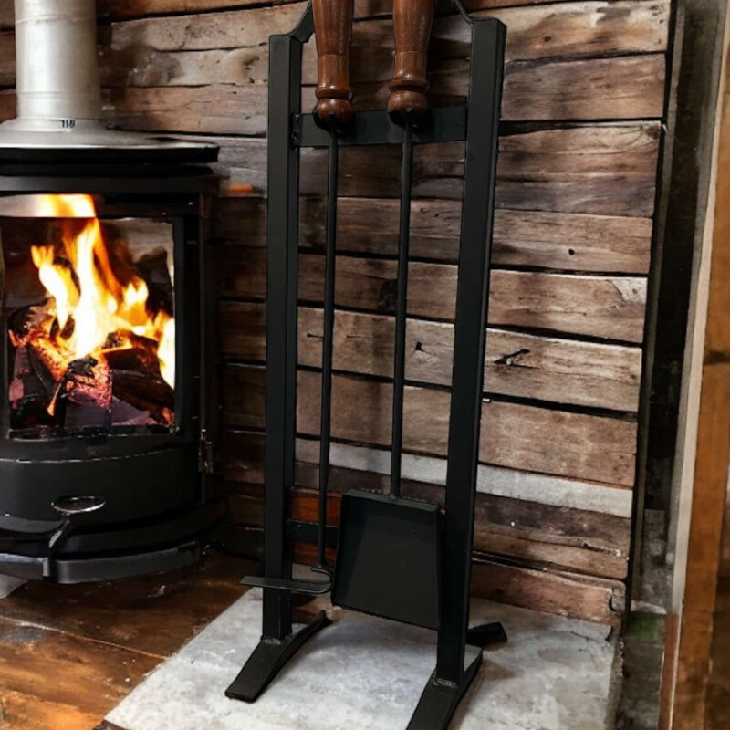 Soporte con Pala y Atizador para Estufa Soporte con Pala y Atizador para Estufa
