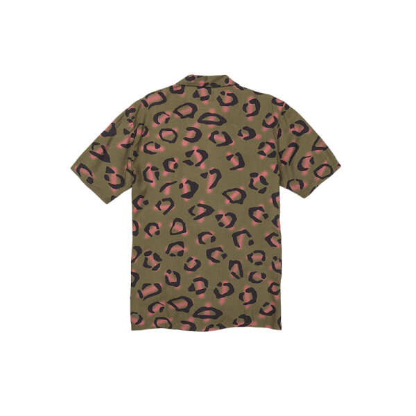 Camisa Volcom Stone Party Animals Verde