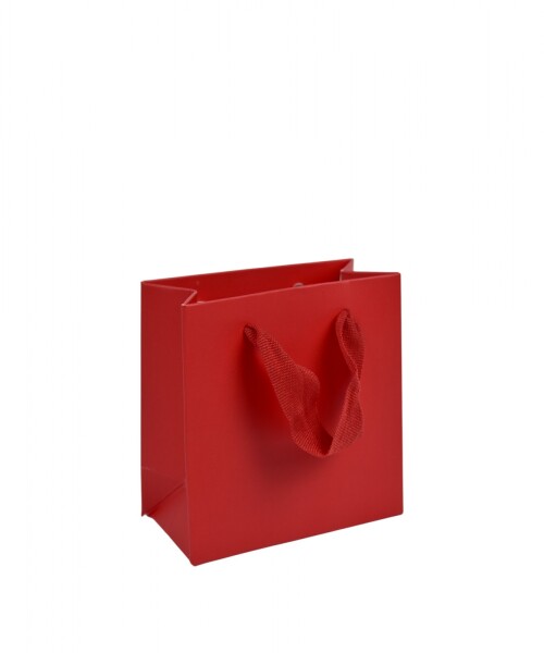 Bolsa cartulina 10x05x10 cm ROJO