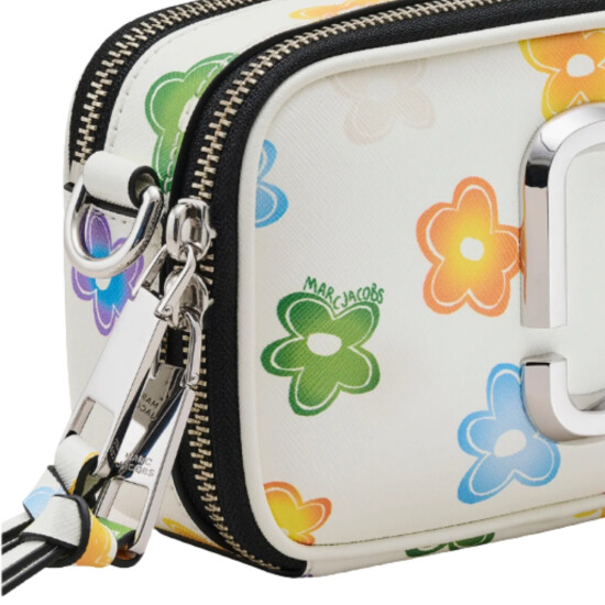 MARC JACOBS - THE WILD DAISY SNAPSHOT BAG Blanco