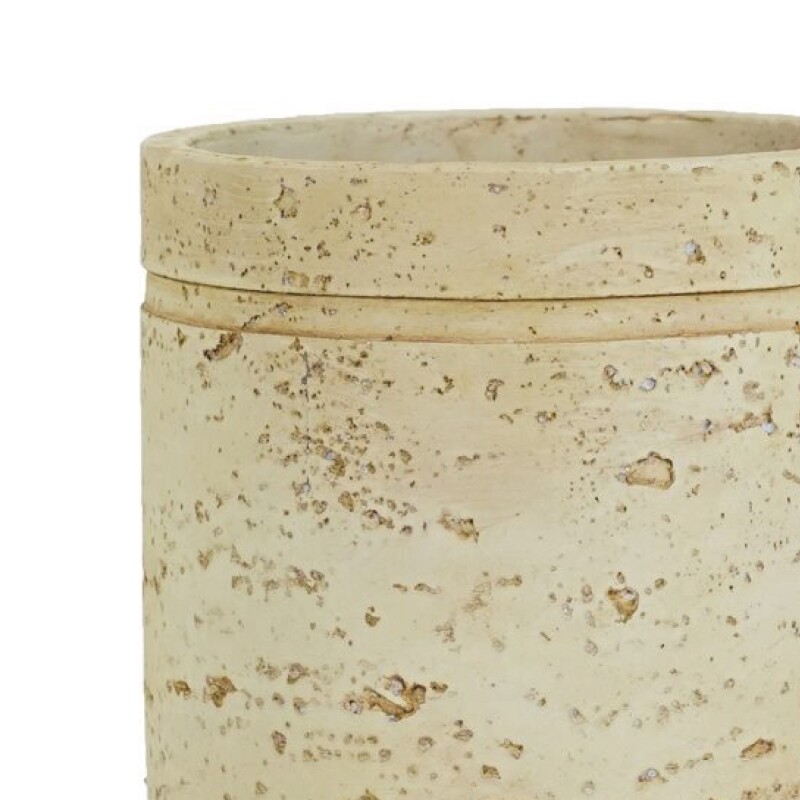 MACETA CEMENTO 13x13x17.5CM BEIGE MACETA CEMENTO 13x13x17.5CM BEIGE