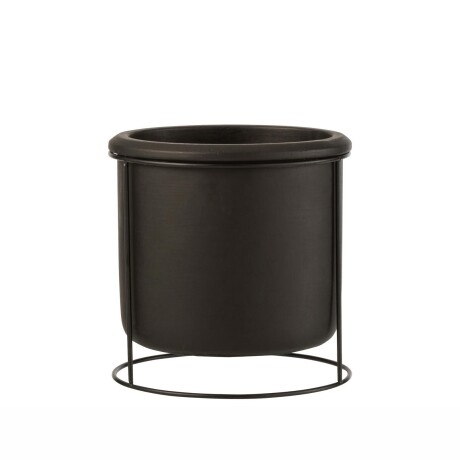 MACETA SMALL ARENA-Y-CEMENTO NEGRO COLGANTE