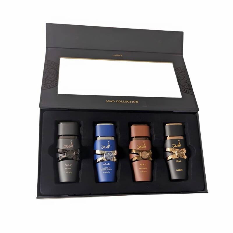 Set de Perfumes Lattafa Colección Asad 4x25ml Set de Perfumes Lattafa Colección Asad 4x25ml