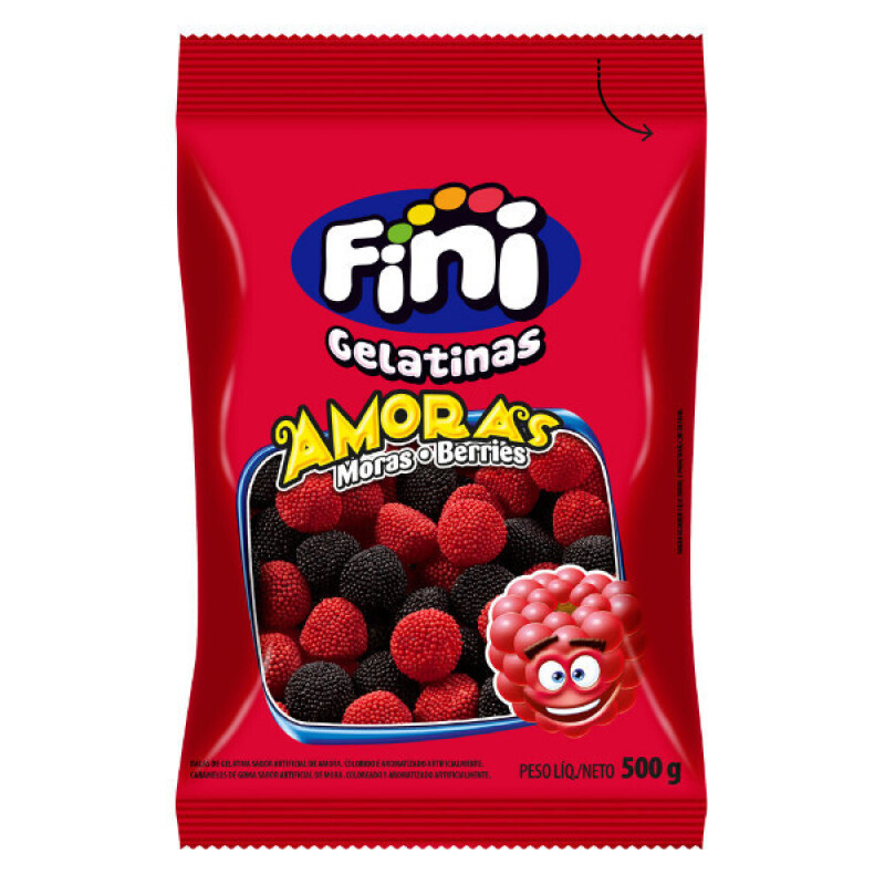 Fini Amoras Gomitas Sabor Mora 500 g Fini Amoras Gomitas Sabor Mora 500 g