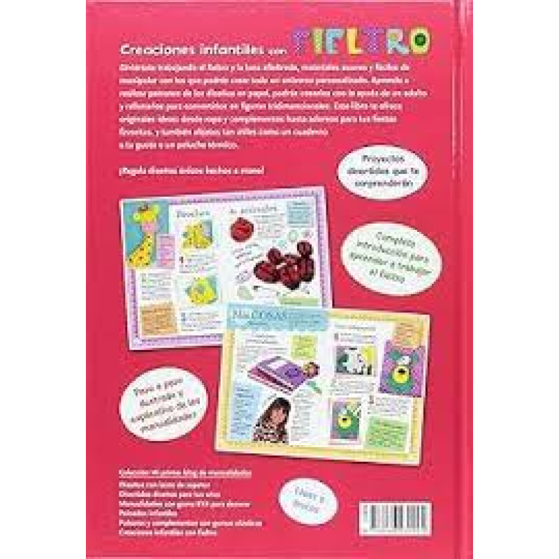 -Creaciones Infantiles con Fieltro – BLOC MANUALIDADES -Creaciones Infantiles con Fieltro – BLOC MANUALIDADES