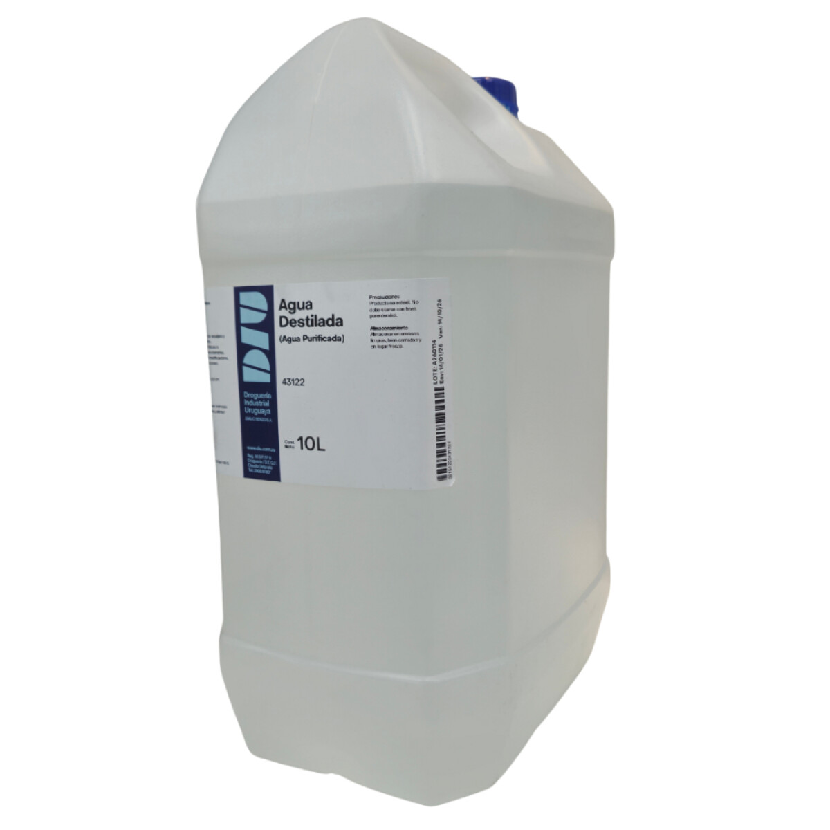 Agua Destilada DIU 10L 