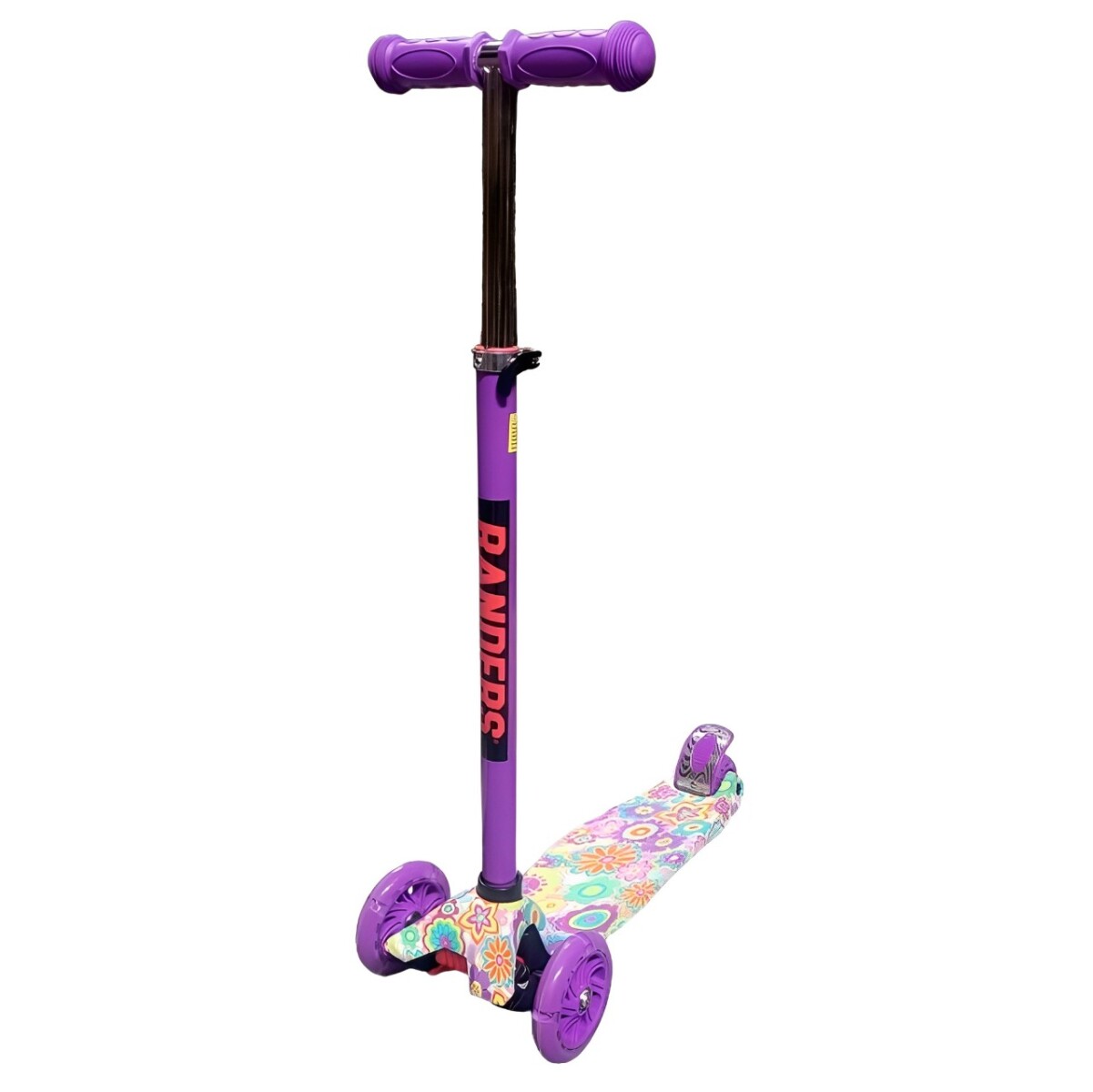 Monopatin para niño ROD-8800 Infantil de Tres Ruedas - Floreado 