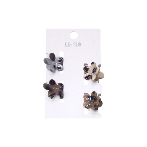 Broche pinza para el cabello 4 pcs flor Broche Pinza Para El Cabello 4 Pcs Flor
