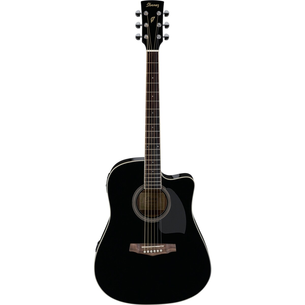 Guitarra Electroacústica Ibanez Pf15ece Negro 
