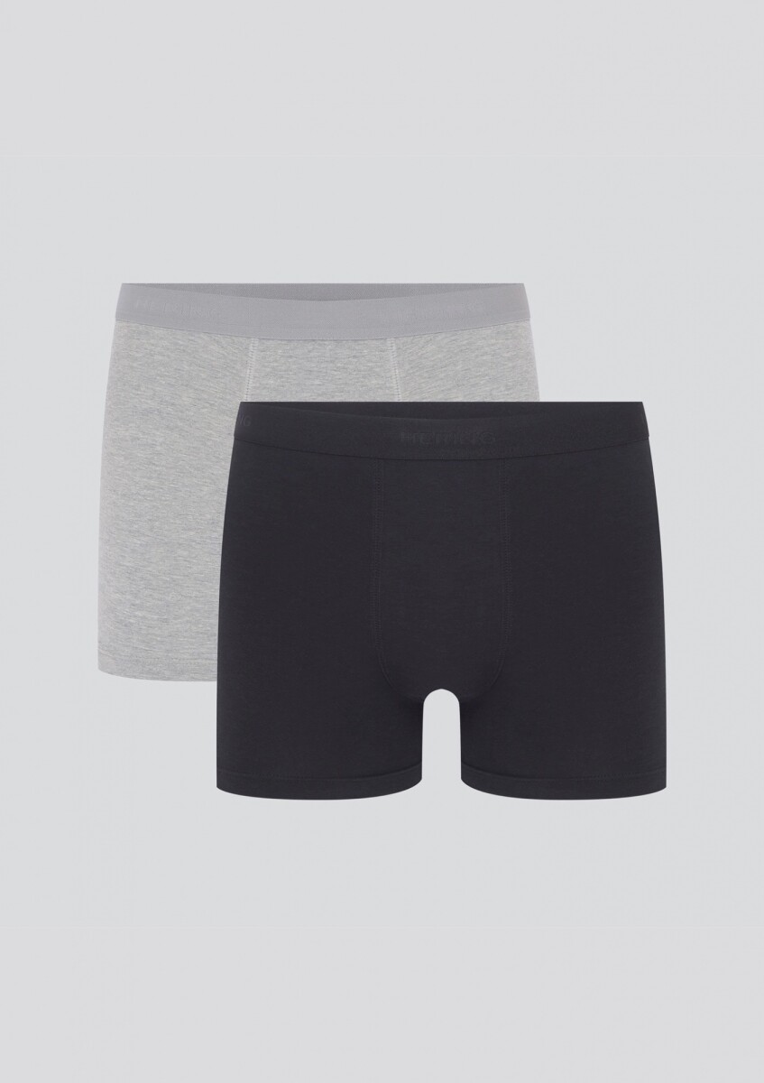 KIT DE 2 CALZONCILLOS MODELO BOXER - MULTICOLOR 