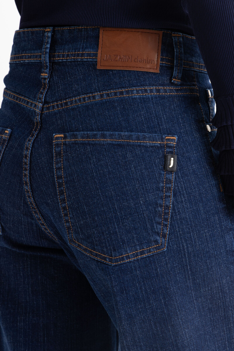 JEANS WIDE ICON BLUE Azul