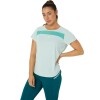 Training Mesh Short Sleeve Top - Mujer Pale Blue