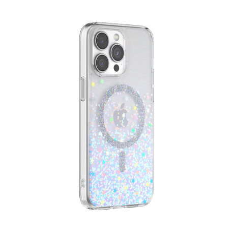 Protector Case Brillo Shiny Series Devia con MagSafe para iPhone 15 Transparente
