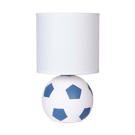 LAMPARA DE MESA METAL AZUL FUTBOL