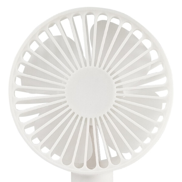 Mini Ventilador Usb De Mano Portátil O De Mesa Recargable Variante Color Blanco