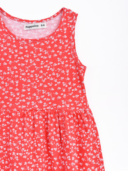 VESTIDO POPURRI ROJO